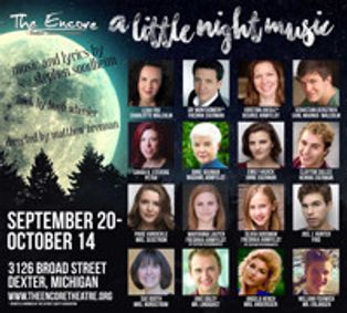 A Little Night Music show poster