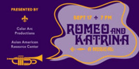 Romeo & Katrina, a staged reading show poster