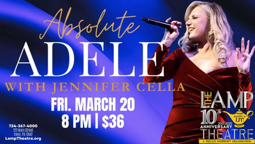 Absolute Adele with Jennifer Cella show poster