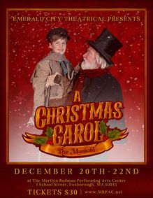 A Christmas Carol The Musical show poster