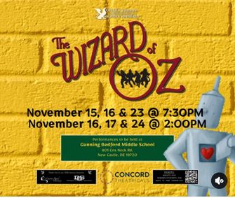 The Wizard of Oz Youth Edition show poster