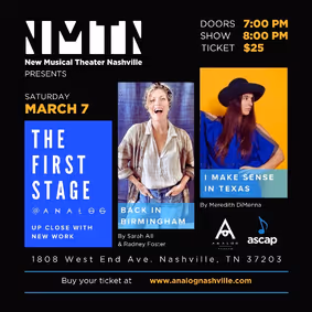 NMTN Presents: The First Stage show poster