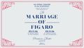 UM Opera Theater presents The Marriage of Figaro