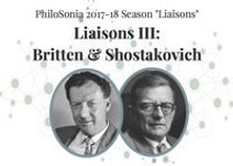 PhiloSonia presents “Liaisons III: Britten & Shostakovich”