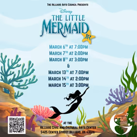 The Little Mermaid Jr show poster