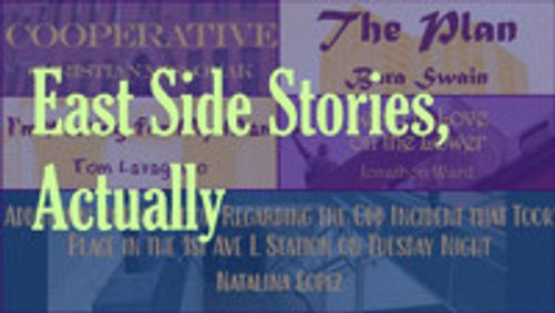 East Side Stories, Actually show poster