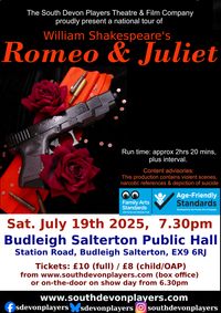 William Shakespeare's Romeo & Juliet (Budleigh Salterton) show poster