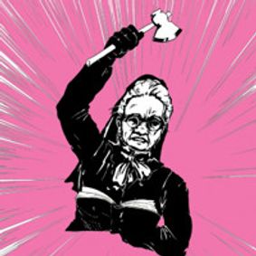 Hatchet Lady show poster