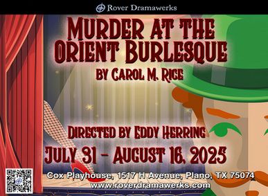 Murder at the Orient Burlesque show poster