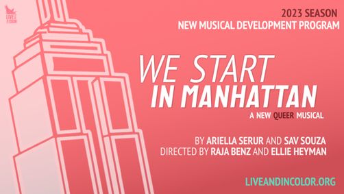 We Start in Manhattan - A New Queer Musical show poster