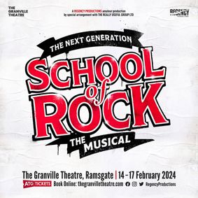 School of Rock show poster