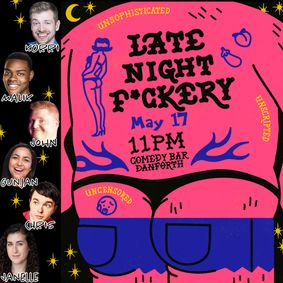 Late Night Fckery show poster