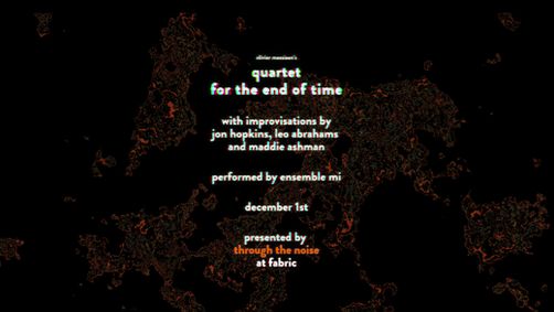 Quartet for the End of Time show poster