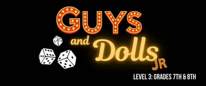 Guys and Dolls JR show poster