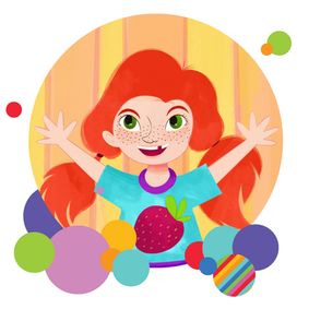 Freckleface Strawberry show poster