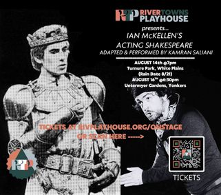 Ian McKellen's Acting Shakespeare show poster