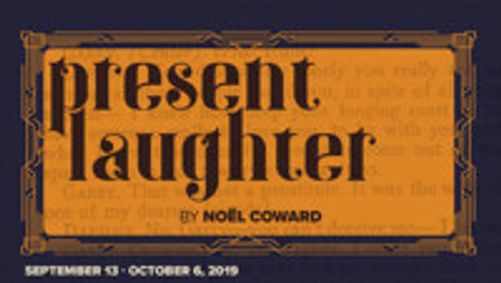 Present Laughter show poster