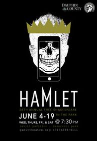 Free Shakespeare in the Park: Hamlet show poster