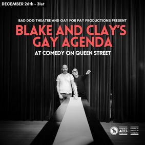 Blake and Clay's Gay Agenda show poster