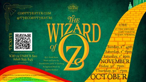 The Wizard of Oz show poster