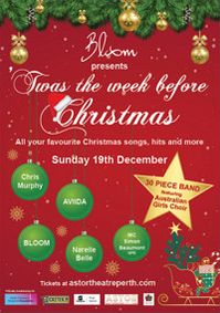 'Twas The Week Before Xmas' show poster