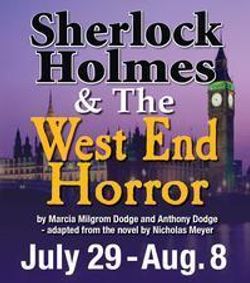 Sherlock Holmes &The West End Horror show poster