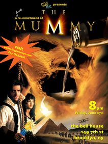 The Mummy! show poster