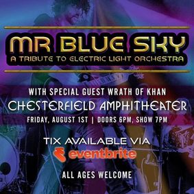 Mr Blue Sky A Tributes to Electric Light Orchestra show poster