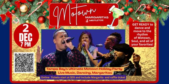  Motown Holiday Concert and Dance. (Clearwater and Tampa Bay) Fundraiser On December 02, 2025 show poster