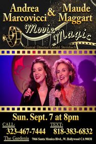 Andrea Marcovicci & Maude Maggart MOVIE MAGIC show poster