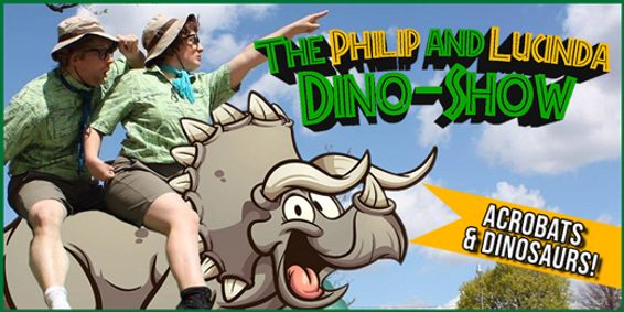 The Philip & Lucinda Dino-Show show poster