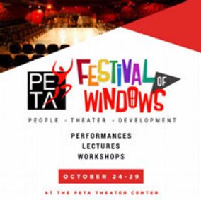 PETA’s FESTIVAL OF WINDOWS show poster