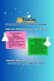 WICKED WORKSHOPS: Rising Stars at Cheney Hall show poster