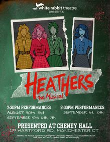 Heathers show poster