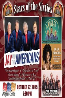Jay and the Americans, The Vogues, The Cyrkle and La La Brooks LIVE in Stafford, TX on October 22, 2025
