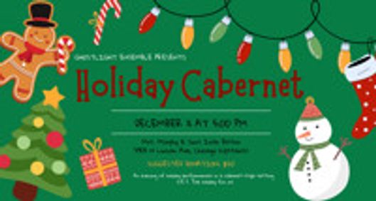 Holiday Cabernet show poster