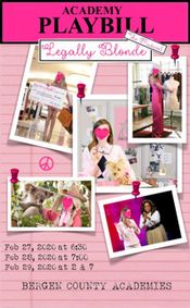 LEGALLY BLONDE show poster