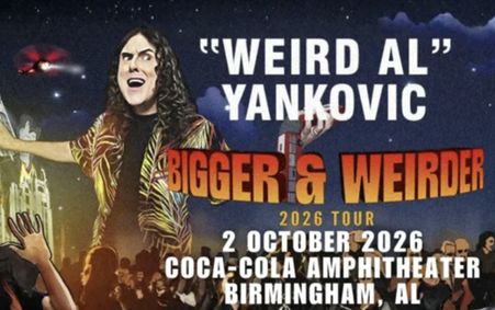 Weird Al Yankovic at Coca Cola Amphitheater show poster