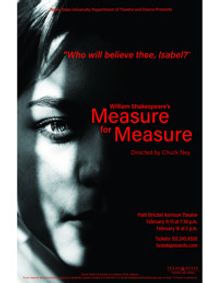 Measure for Measure show poster