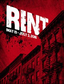 RENT show poster
