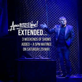 Alan Committie's Apocalaughs Now! show poster