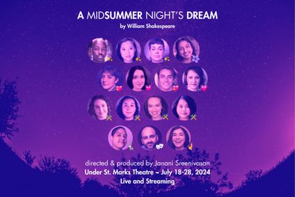 A Midsummer Night's Dream show poster