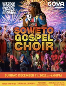 The Soweto Gospel Choir show poster