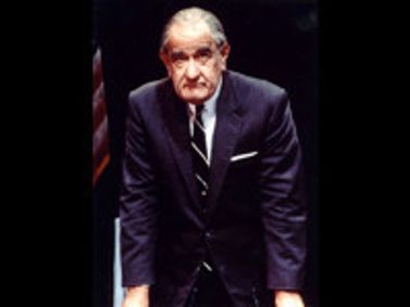 Laurence Luckinbill's Lyndon! show poster