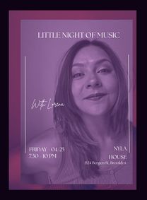 Little night of music show poster