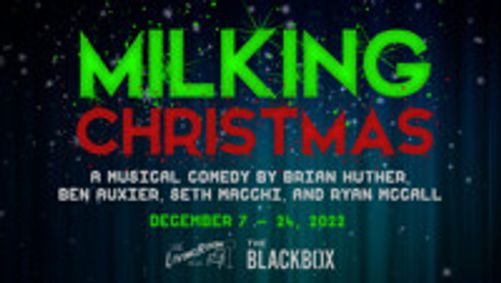Milking Christmas show poster