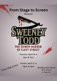 SWEENEY TODD show poster