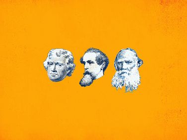 THE GOSPEL ACCORDING TO THOMAS JEFFERSON, CHARLES DICKENS, AND COUNT LEO TOLSTOY: DISCORD show poster