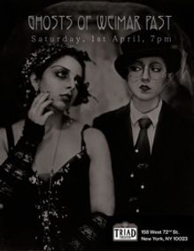 Ghosts of Weimar Past show poster