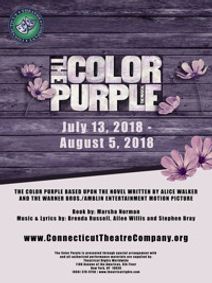 The Color purple show poster